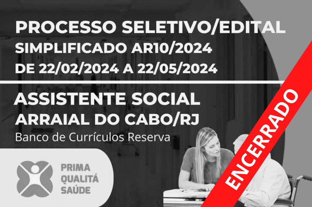 Processos Seletivos De 2024 – OS Prima Qualitá Saúde